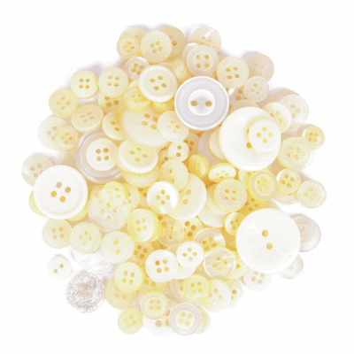 Trimits Assorted Craft Buttons in cream