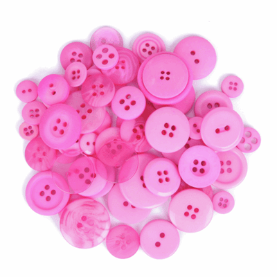Trimits Assorted Craft Buttons in light pinks