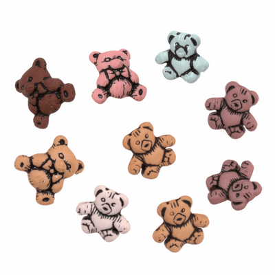 Trimits Novelty Animals Buttons with teddy bears