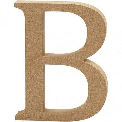Capital letter B – MDF Wooden letter – 13cm