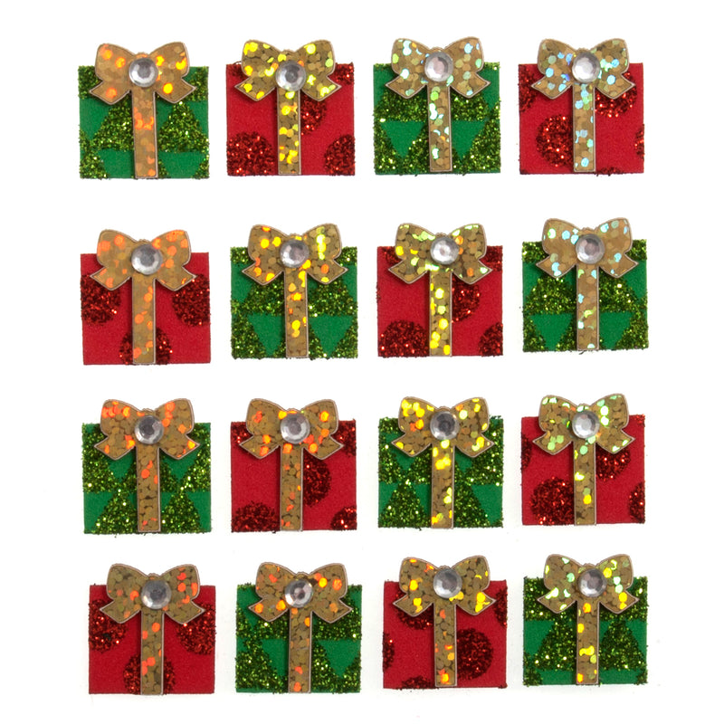 Trimits Stick-On Christmas Parcel Embellishments - Pack of 16