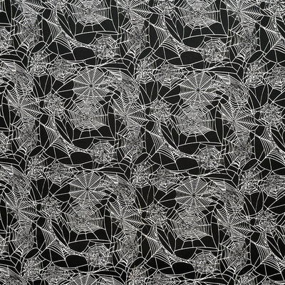 Spooky Spiderwebs Halloween fabric