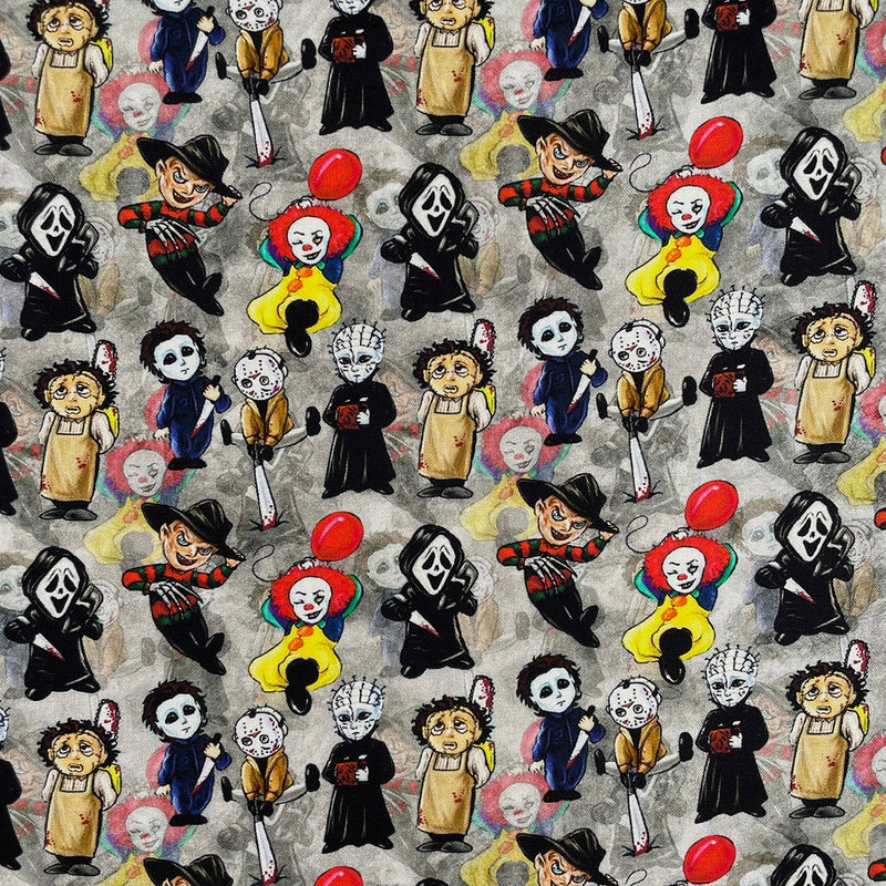 Halloween horror 100% cotton fabric by Chatham Glyn swatch