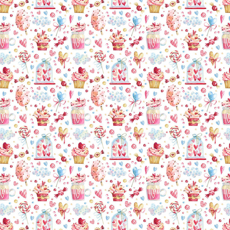 cupcakes and sweet treats fabric
