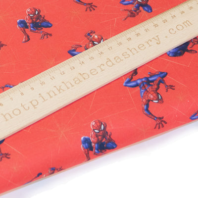 Marvel Avengers Spiderman Red - 100% Cotton Fabric by Chatham Glyn