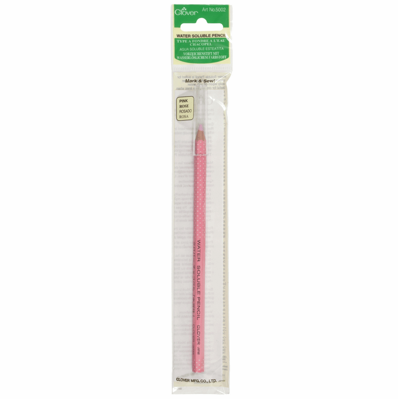 Clover water soluble pink pencil