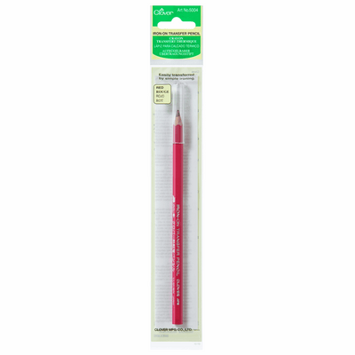 Clover red iron on transfer pencil