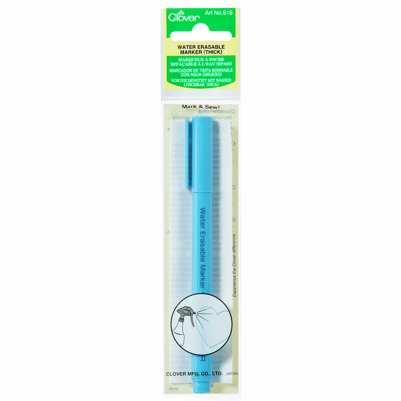 Clover water erasable thick marker