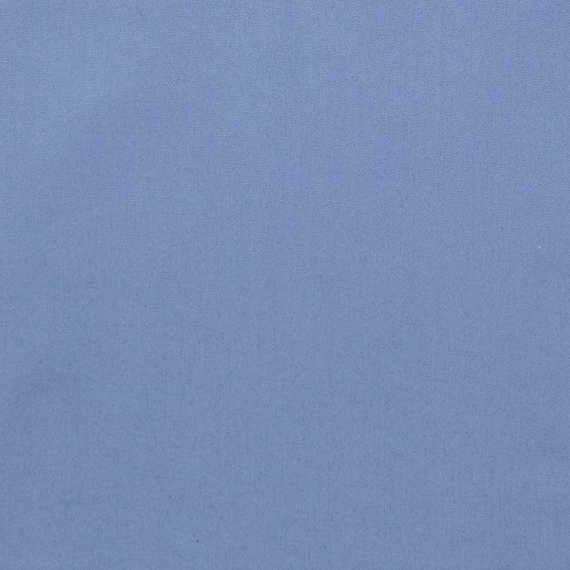 Swatch of plain 100% cotton poplin fabric by Rose and Hubble in wodge blue