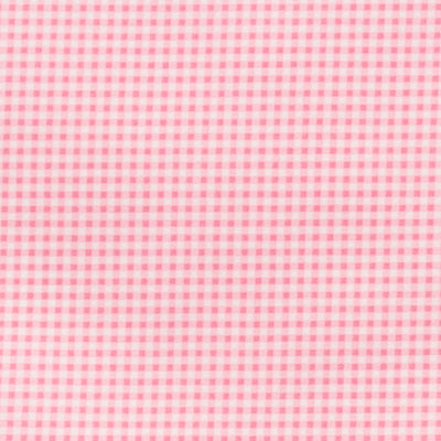 Gingham cotton fabric, gingham fabric 100% cotton poplin fabric by Rose and Hubble on Pink