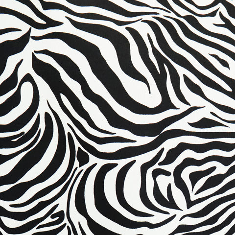 Zebra Print - 100% Cotton Poplin Fabric by Rose & Hubble