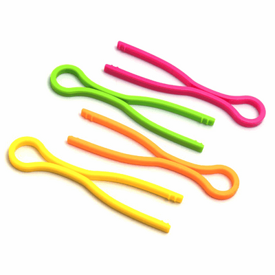 Bobbin Clips in Pack of 4 pink green, orange and yellow