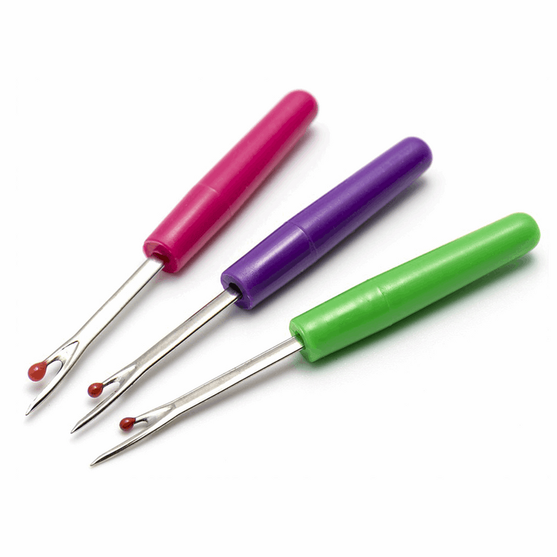 Small Seam Ripper in pink, purple and green