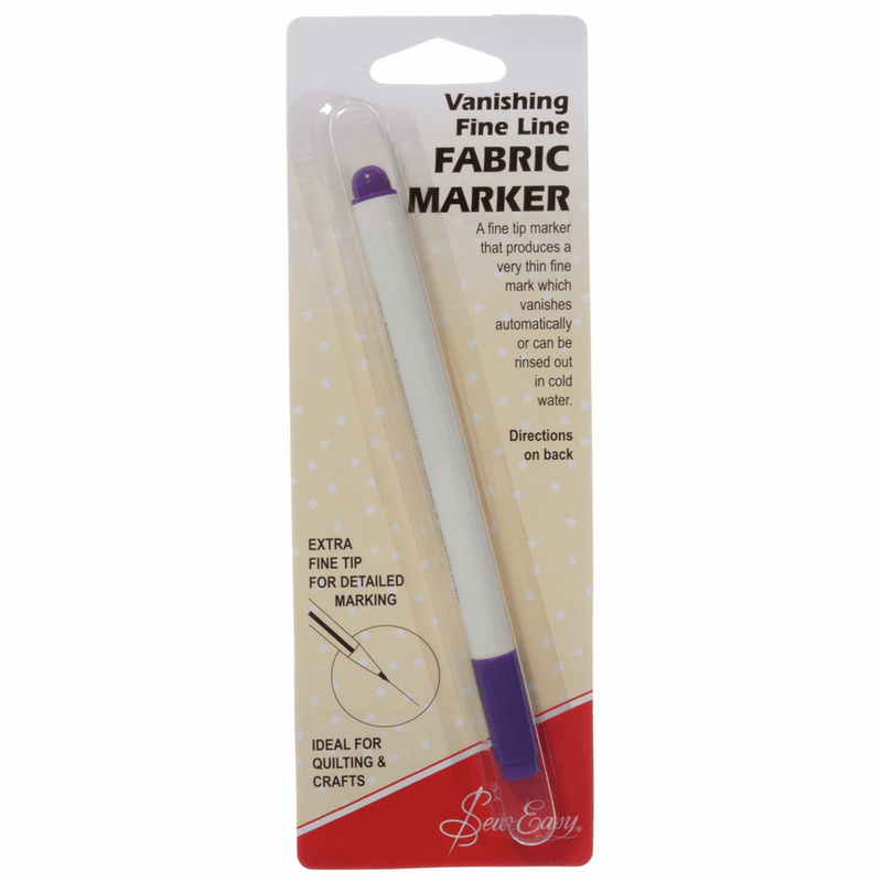 Vanishing fine line fabric marker by Sew Easy