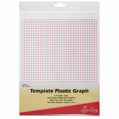 Sew Easy Template Plastic - Plain & Graph