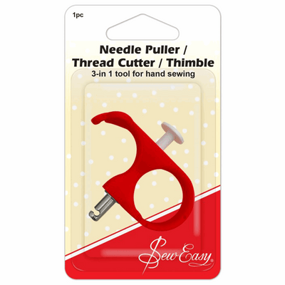 Sew Easy 3-in-1 Thimble, Thread Cutter and Puller Tool