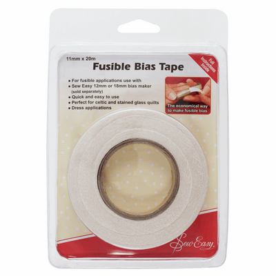 Sew easy fusible bias binding tape