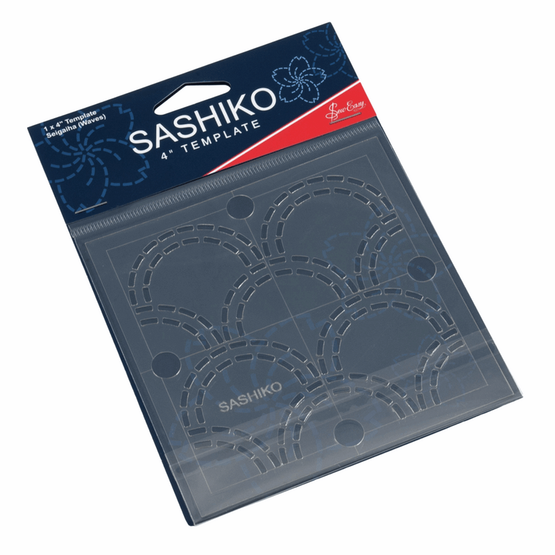 Sashiko Seigaiha (Waves) Embroidery Template by Sew Easy