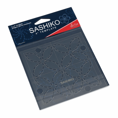 Sashiko 4" embroidery temple – Shippou seven treasures – ERS 004