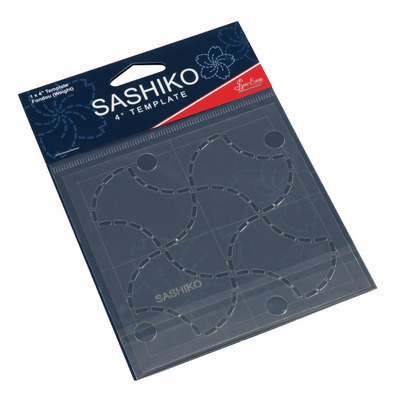Sashiko 4" Fondou (weight) embroidery template by Sew Easy