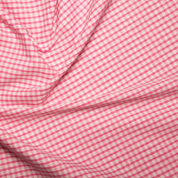 Pink Gingham fabric