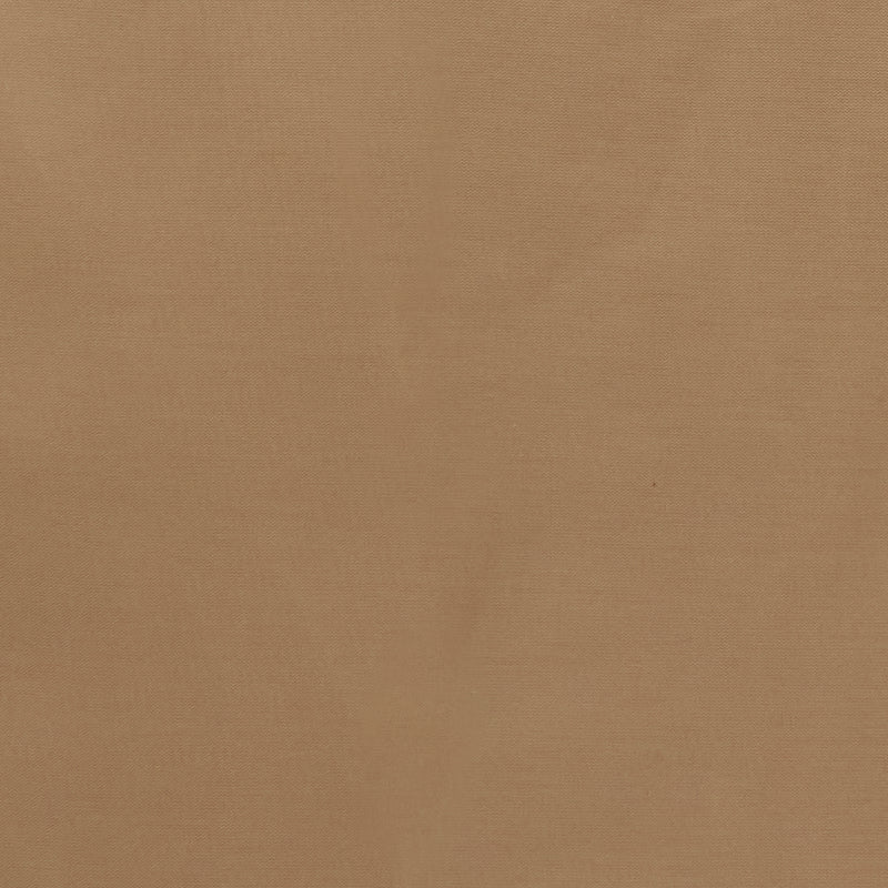 Swatch of Vegas anti-static dress lining 100% polyester fabric in camel brown