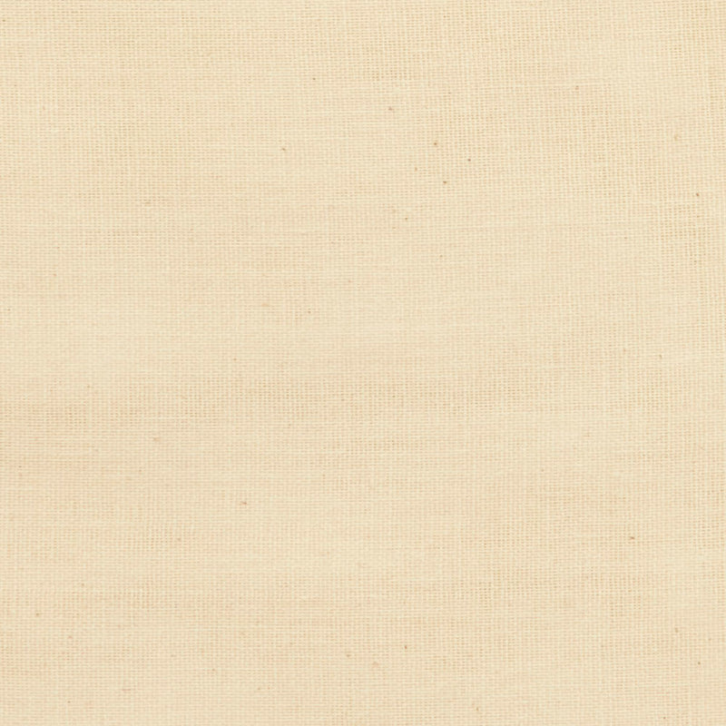 Swatch of Indian butter 54" fine woven muslin 100% cotton fabric in cream