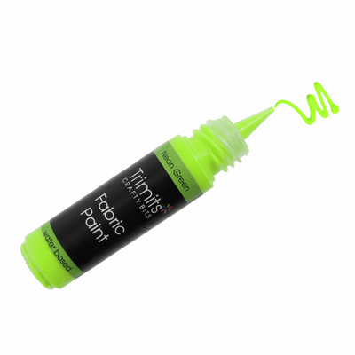 Trimits fabric paint pen – neon green