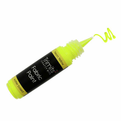 Trimits fabric paint pens – neon yellow