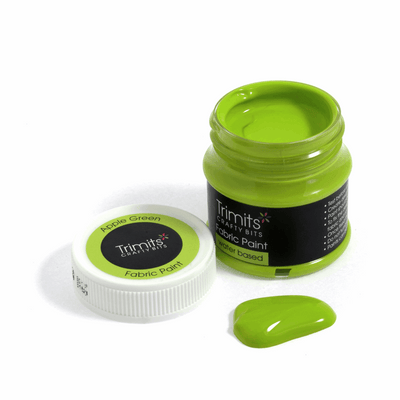 Trimits fabric paint pot – apple green