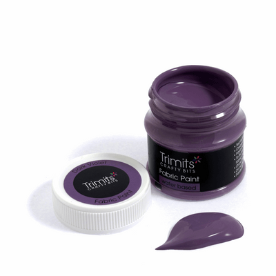 Trimits fabric paint pot – dark violet