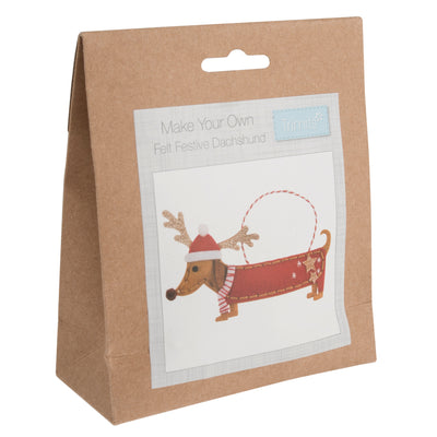 Make your own Christmas felt decoration kit