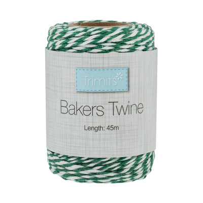 Bakers twine green and white