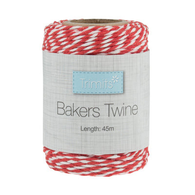 Bakers twine red and white