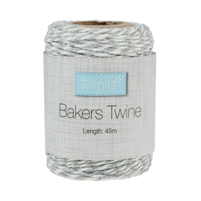 Bakers twine grey and white