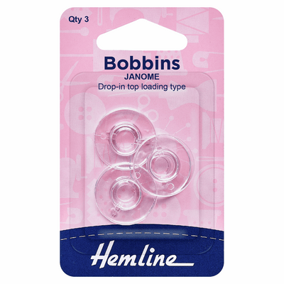 Hemline Jenome Plastic Bobbins in 11.5mm
