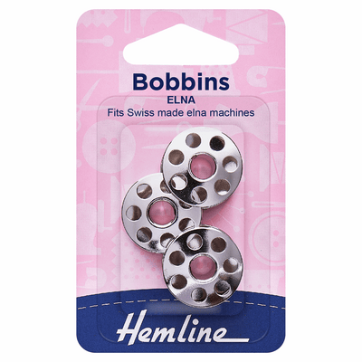 Hemline Elna Metal Bobbins in 11mm