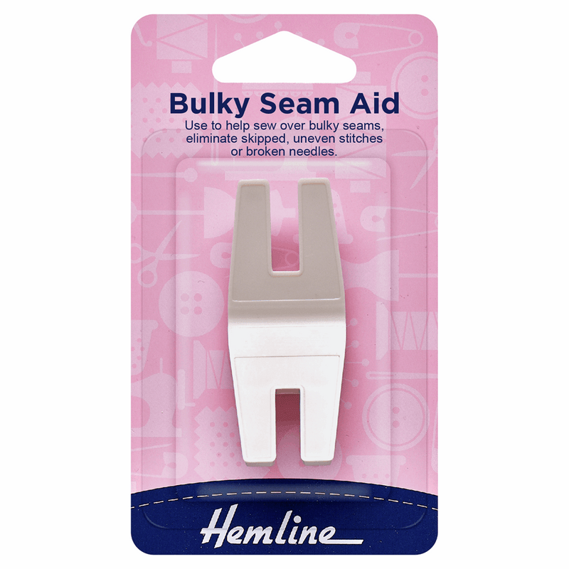 Hemline bulky seam aid for bulky seams, eliminates skipped, uneven stitches or broken needles