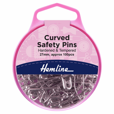 Hemline curved 27mm quality safety pins for sewing