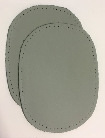 Kleiber Elbow / Knee Patches in 100% real Leather in light grey