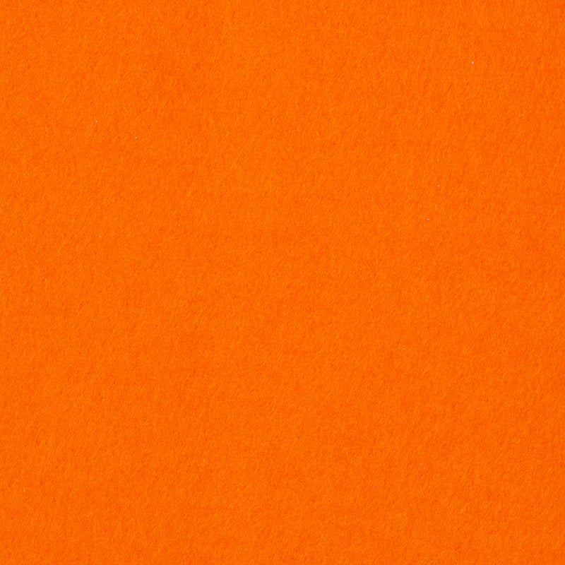 Super Soft 100% Acrylic Craft Felt by the metre – jaffa orange