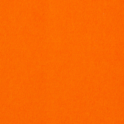 Pack of 10 Acrylic felt 9" squares / 22 cm felt squares - jaffa orange felt