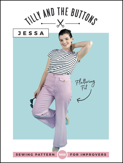 Jessa Trousers and Shorts Sewing Pattern by Tilly and the Buttons