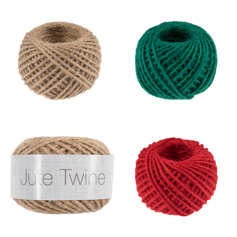 Jute Twine 27m Roll - 3 colours