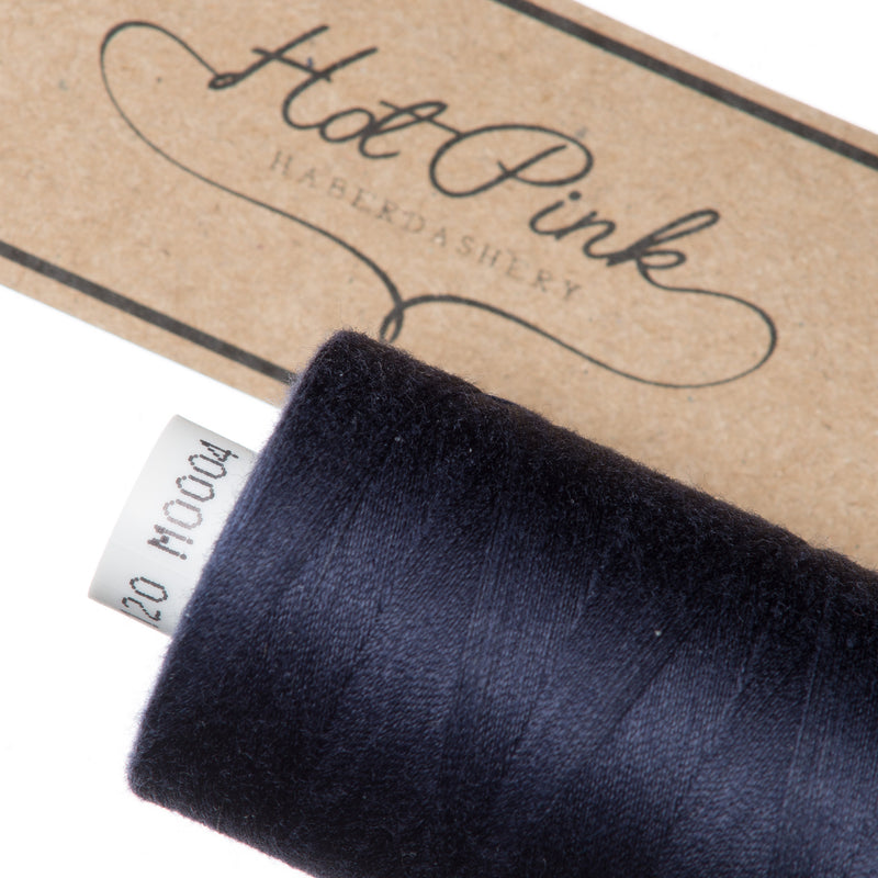 1000m Coates Polyester Moon Thread in Blues 0004