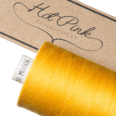 1000m Coates Polyester Moon Thread in Oranges & Yellows in 0006