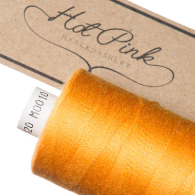 1000m Coates Polyester Moon Thread in Oranges & Yellows 0010