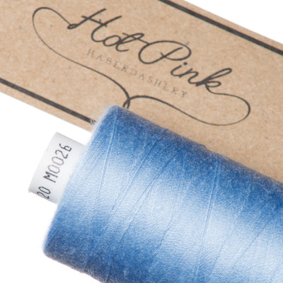 1000m Coates Polyester Moon Thread in Blues 0026