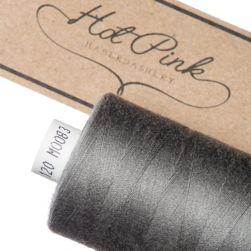 1000m Coates Polyester Moon Thread in Browns, Greys & Creams 0083