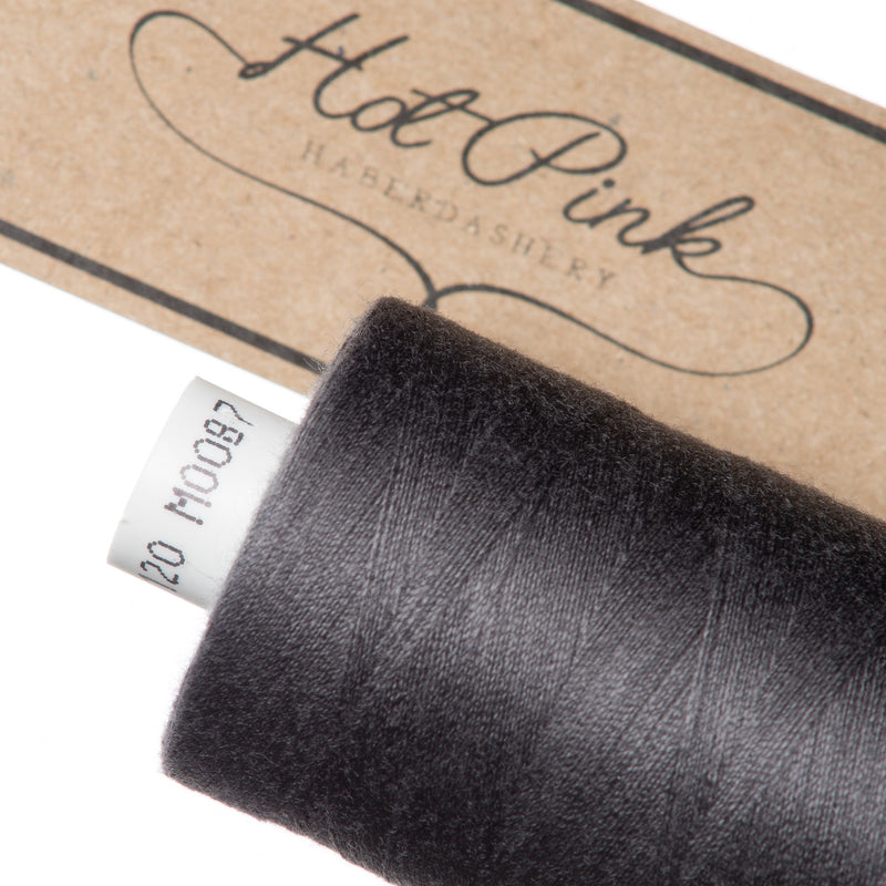 1000m Coates Polyester Moon Thread in Browns, Greys & Creams 0087
